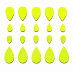 Neon Yellow BaitRideR Floats