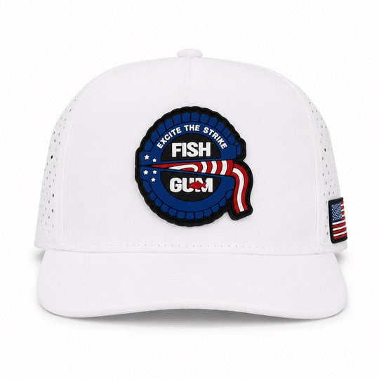 FISHGUM Bubble Tape 250th USA Hat