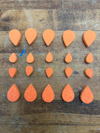 Neon Orange BaitRideR Floats
